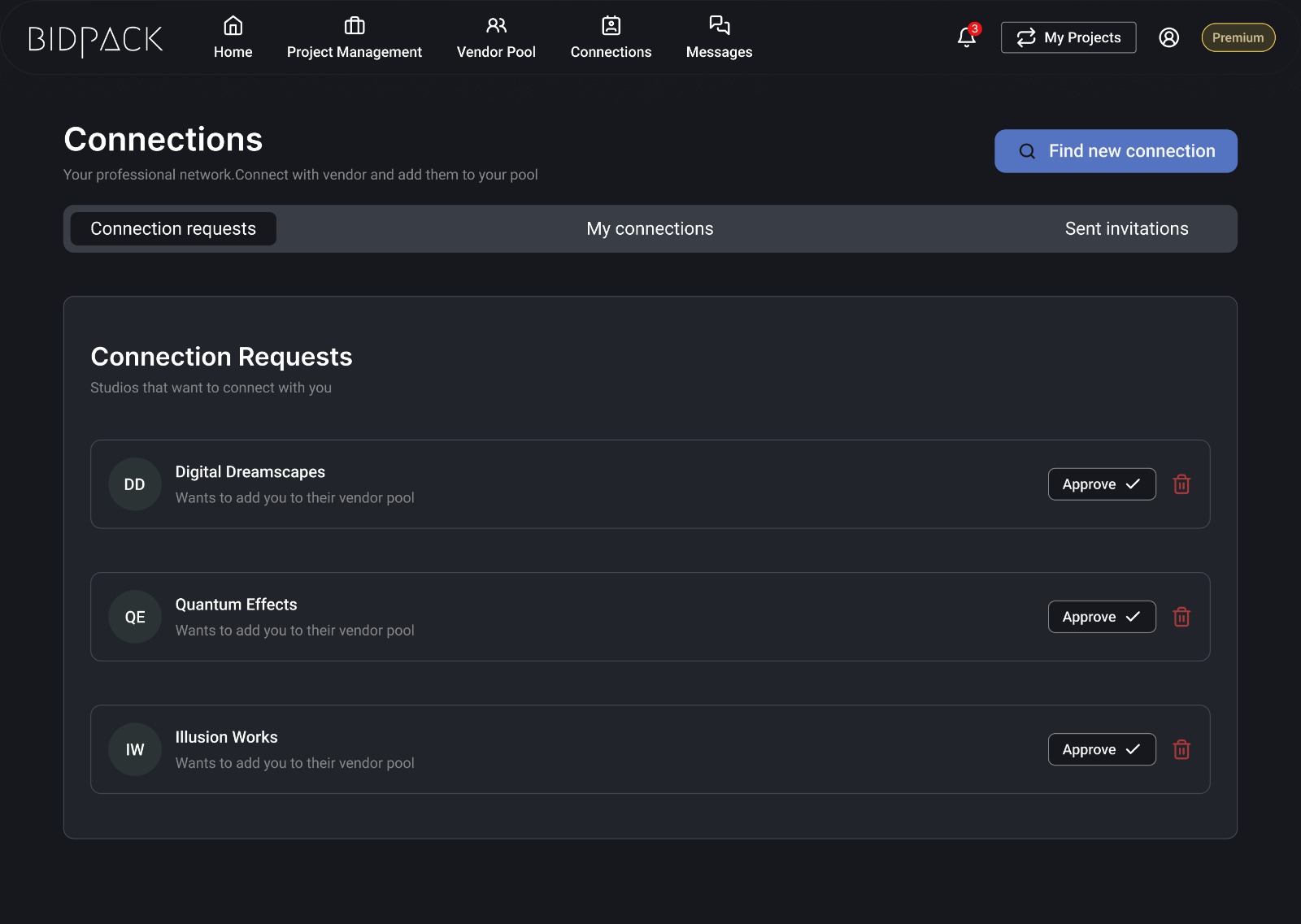 Stay in control of who joins your network